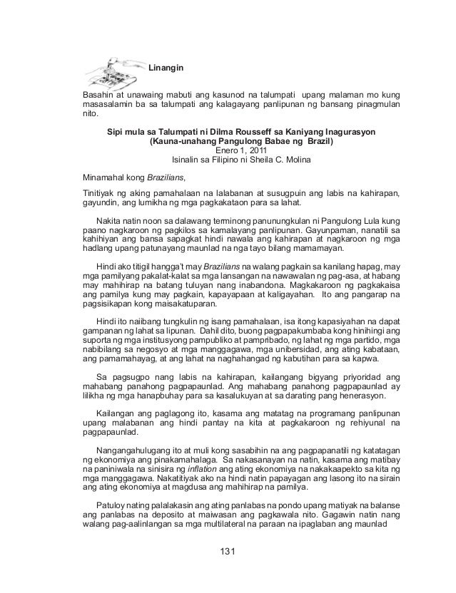 Talumpati Ng Mga Dating Pangulo Ng Pilipinas Talumpati Ng Mga Dating Pangulo Ng Pilipinas